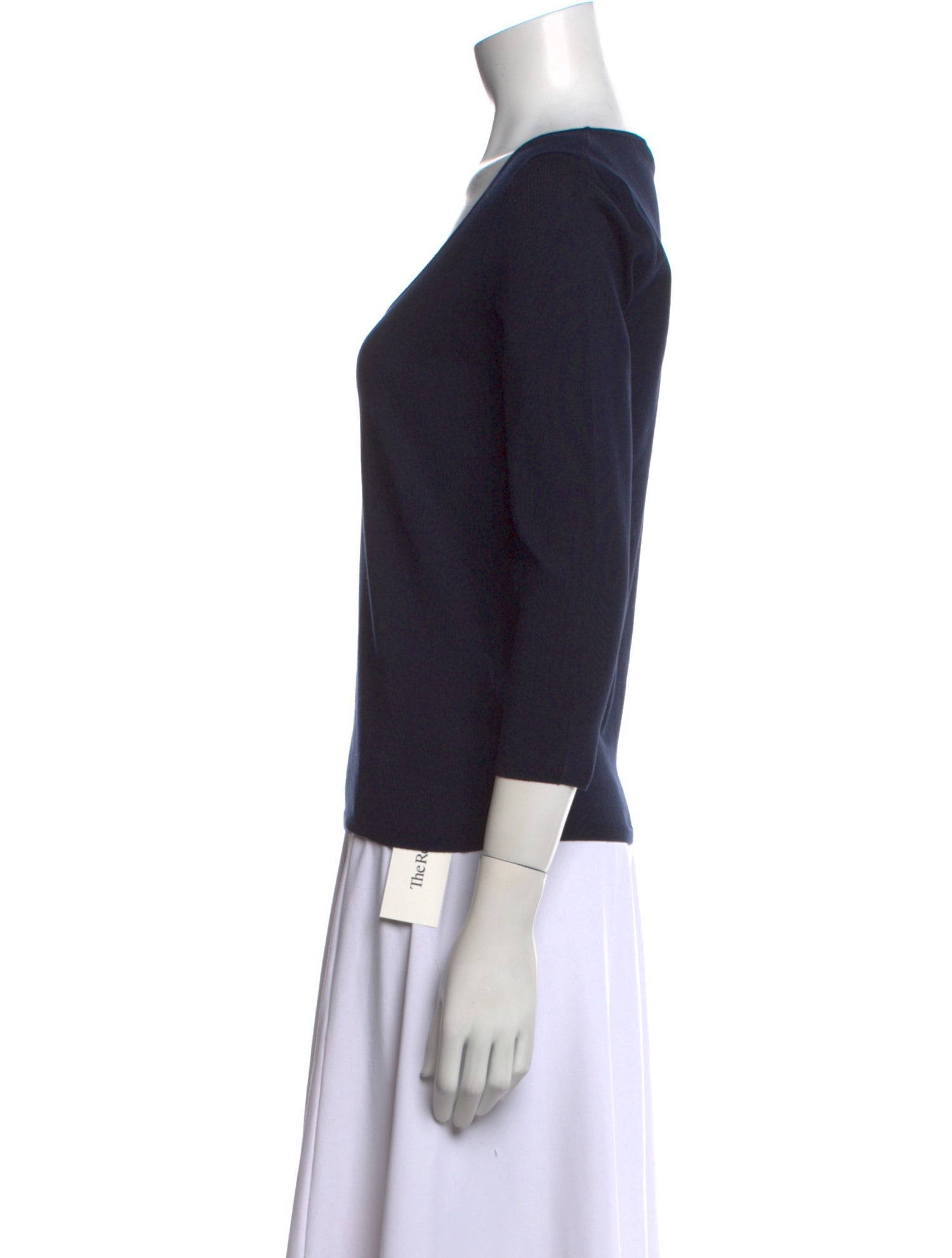 Ralph Lauren Purple Label Silk Scoop Neck Top