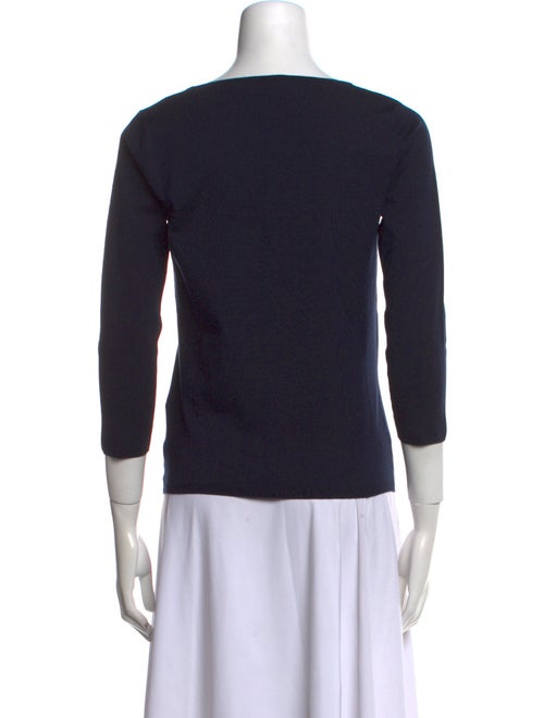 Ralph Lauren Purple Label Silk Scoop Neck Top