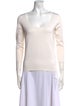 Ralph Lauren Purple Label Silk Scoop Neck Top