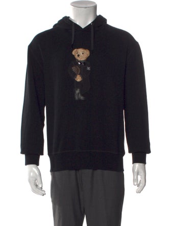 Ralph Lauren Purple Label Graphic Print Crew Neck Hoodie