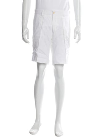 Ralph Lauren Purple Label Linen Flat Front Shorts