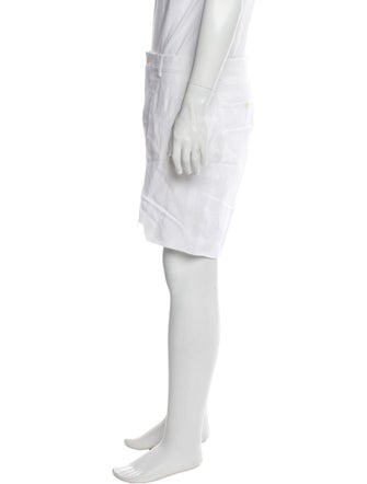 Ralph Lauren Purple Label Linen Flat Front Shorts