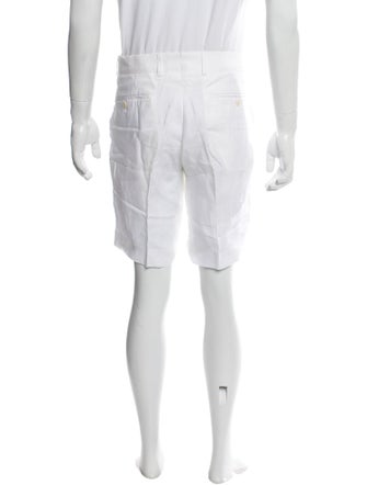 Ralph Lauren Purple Label Linen Flat Front Shorts