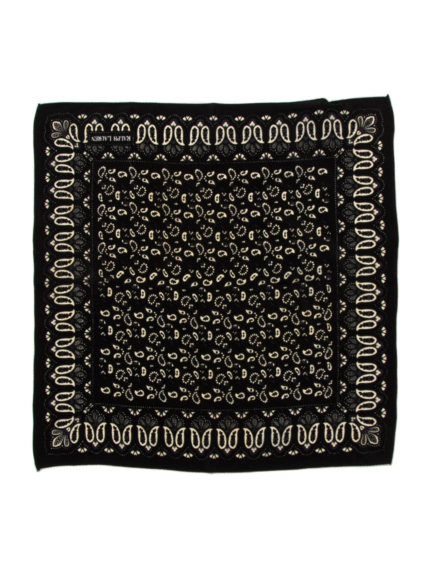 Ralph Lauren Purple Label Silk Printed Scarf