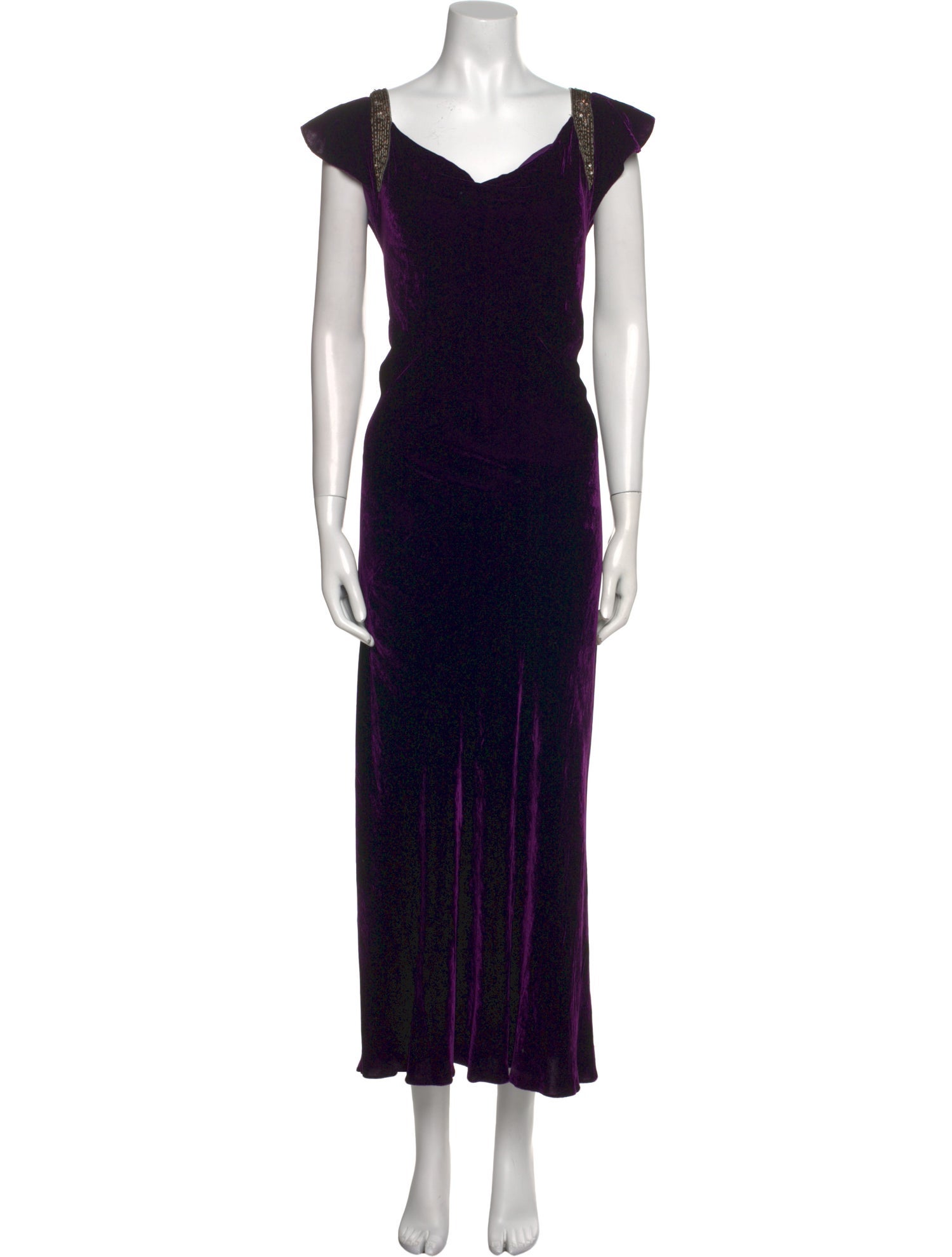 Ralph Lauren Purple Label Silk Long Dress