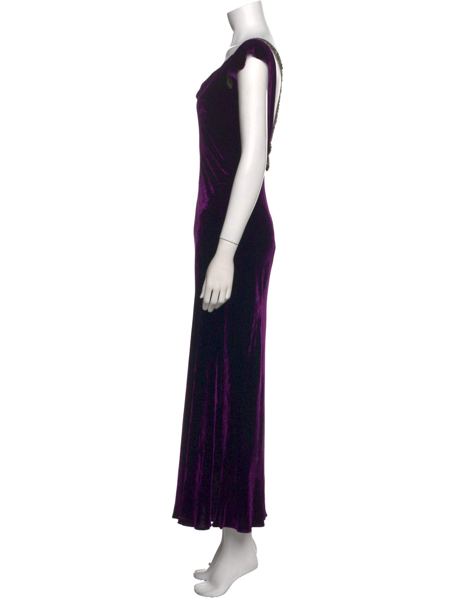 Ralph Lauren Purple Label Silk Long Dress