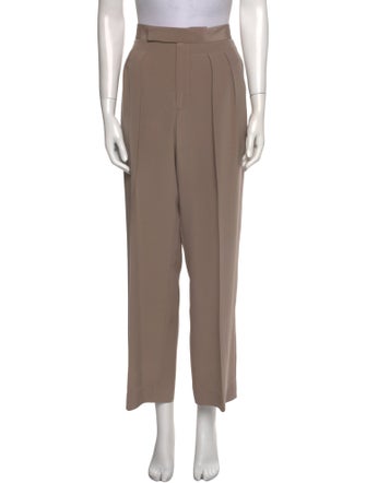 Ralph Lauren Purple Label Silk Wide Leg Pants