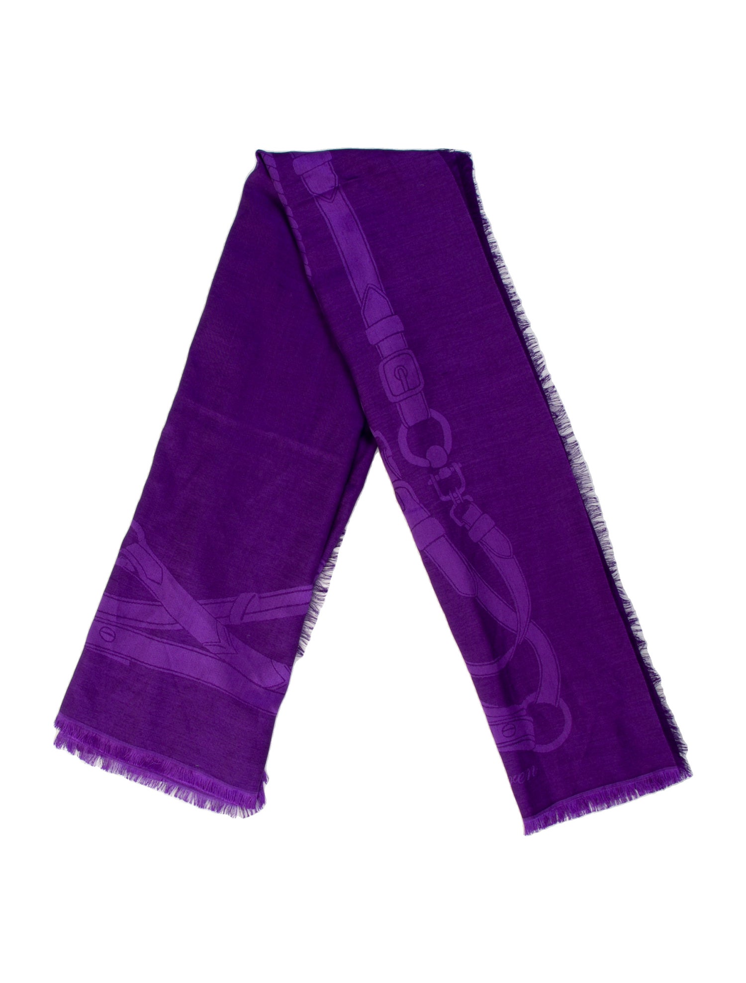 Ralph Lauren Purple Label Silk Printed Scarf