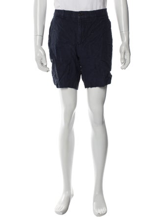 Ralph Lauren Purple Label Linen Flat Front Shorts