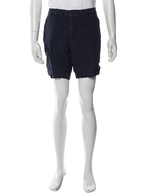 Ralph Lauren Purple Label Linen Flat Front Shorts