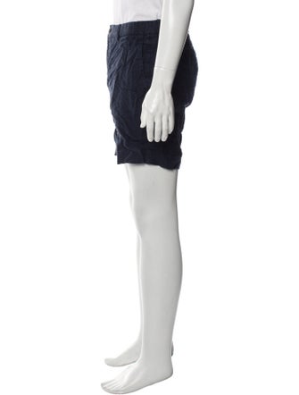 Ralph Lauren Purple Label Linen Flat Front Shorts