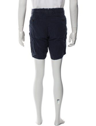 Ralph Lauren Purple Label Linen Flat Front Shorts