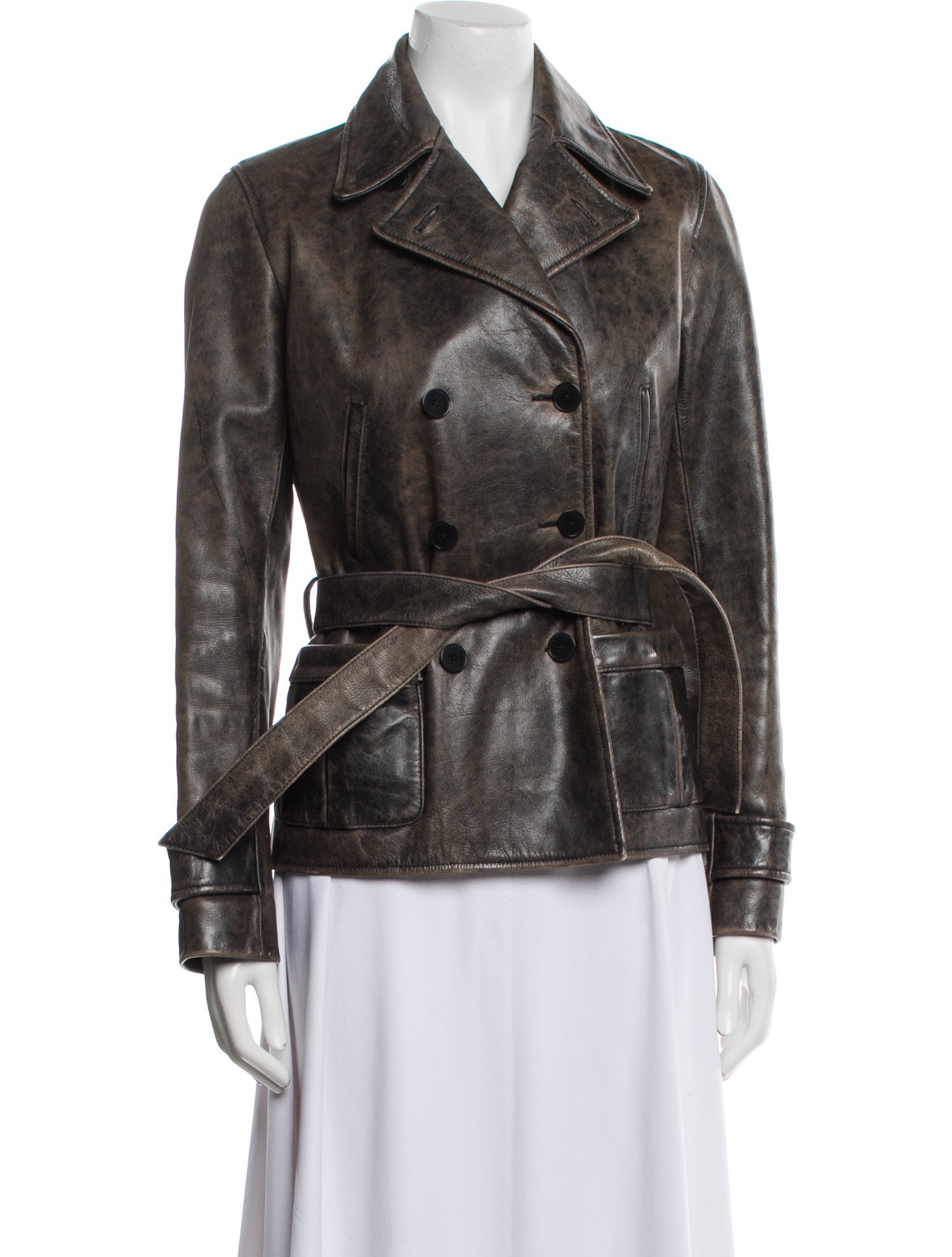 Ralph Lauren Purple Label Leather Biker Jacket