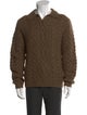 Ralph Lauren Purple Label Cashmere Collar Polo Sweater