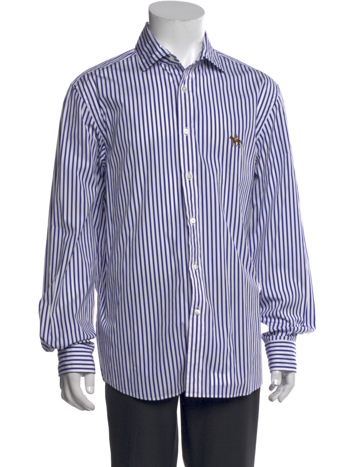 Ralph Lauren Purple Label Striped Long Sleeve Shirt