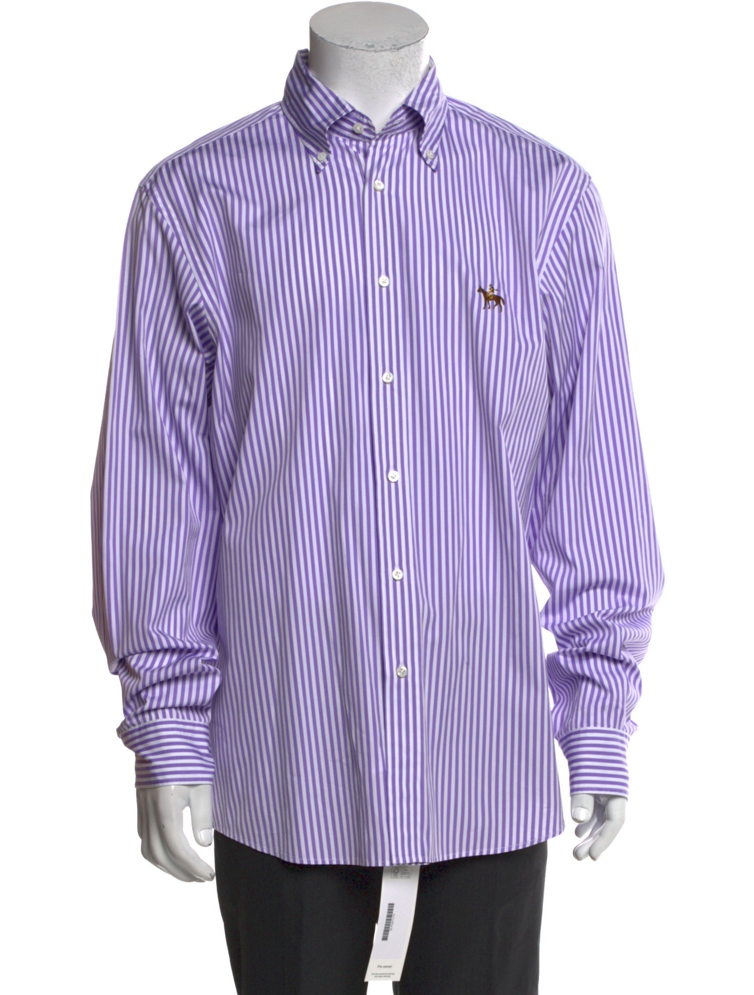 Ralph Lauren Purple Label Striped Long Sleeve Shirt