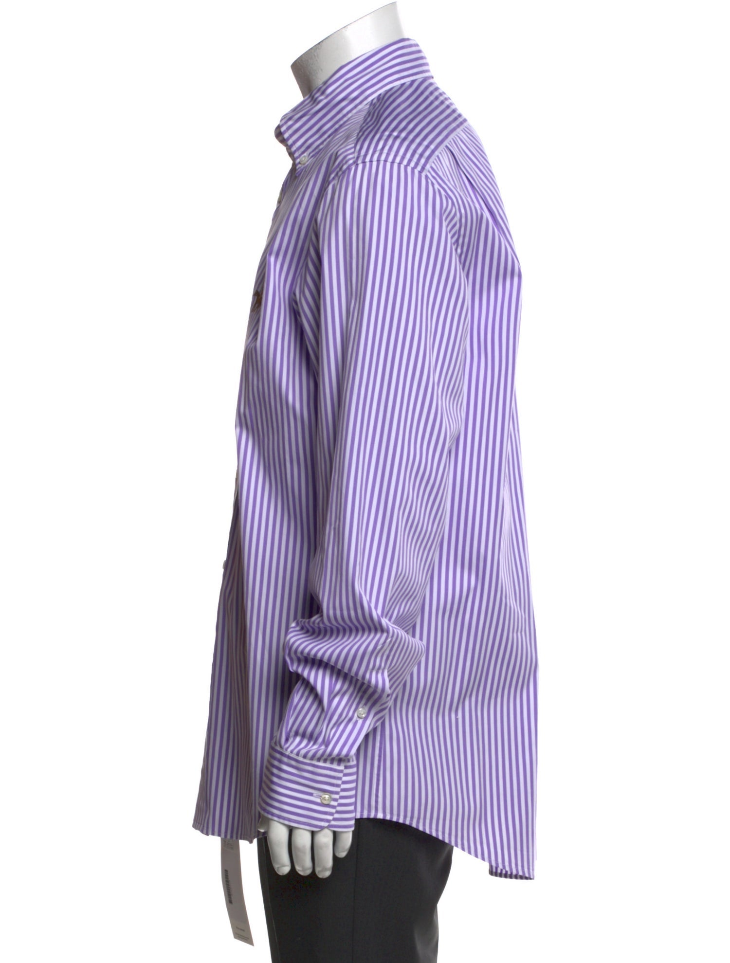 Ralph Lauren Purple Label Striped Long Sleeve Shirt