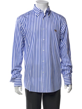 Ralph Lauren Purple Label Striped Long Sleeve Shirt