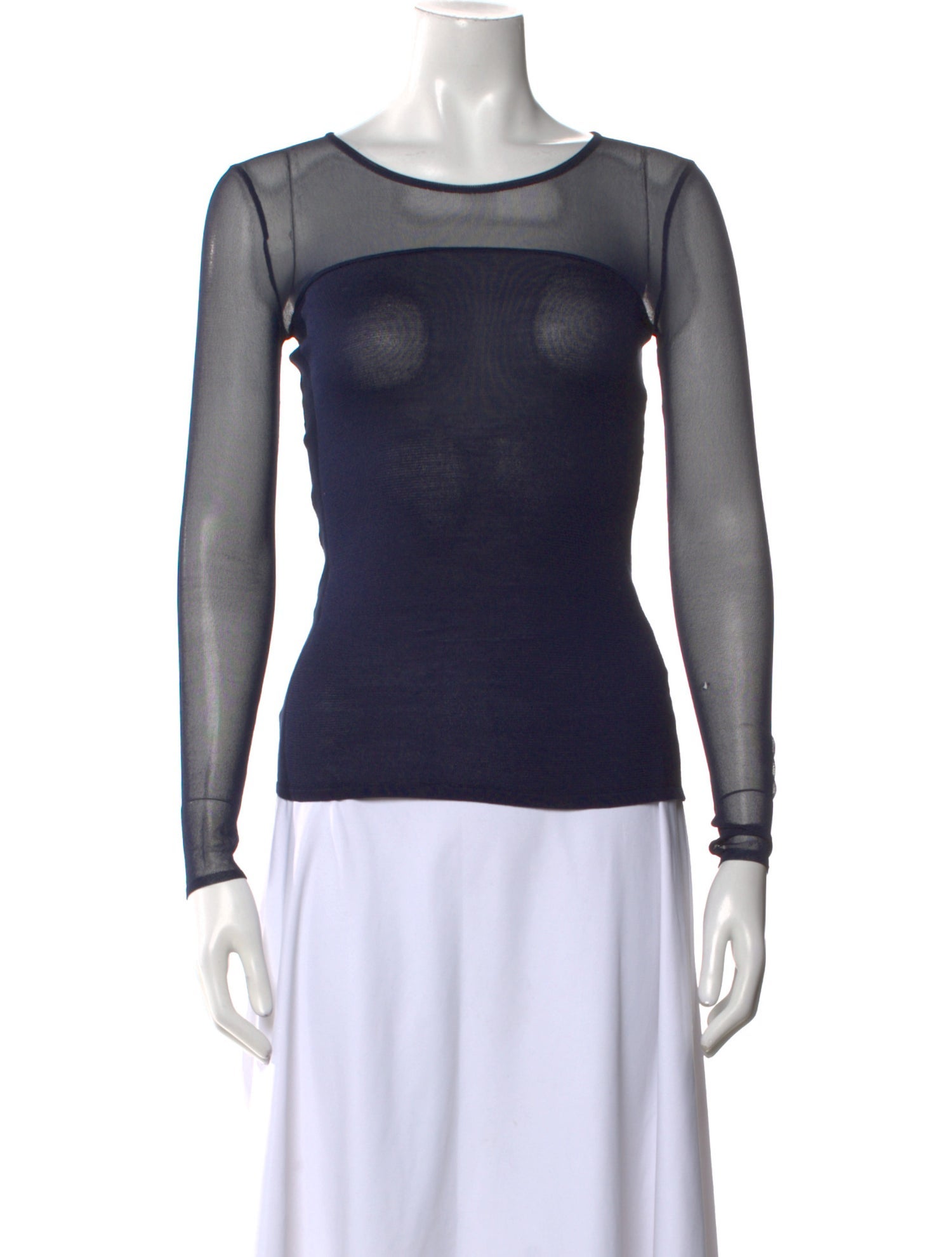 Ralph Lauren Purple Label Scoop Neck Sleeveless Top