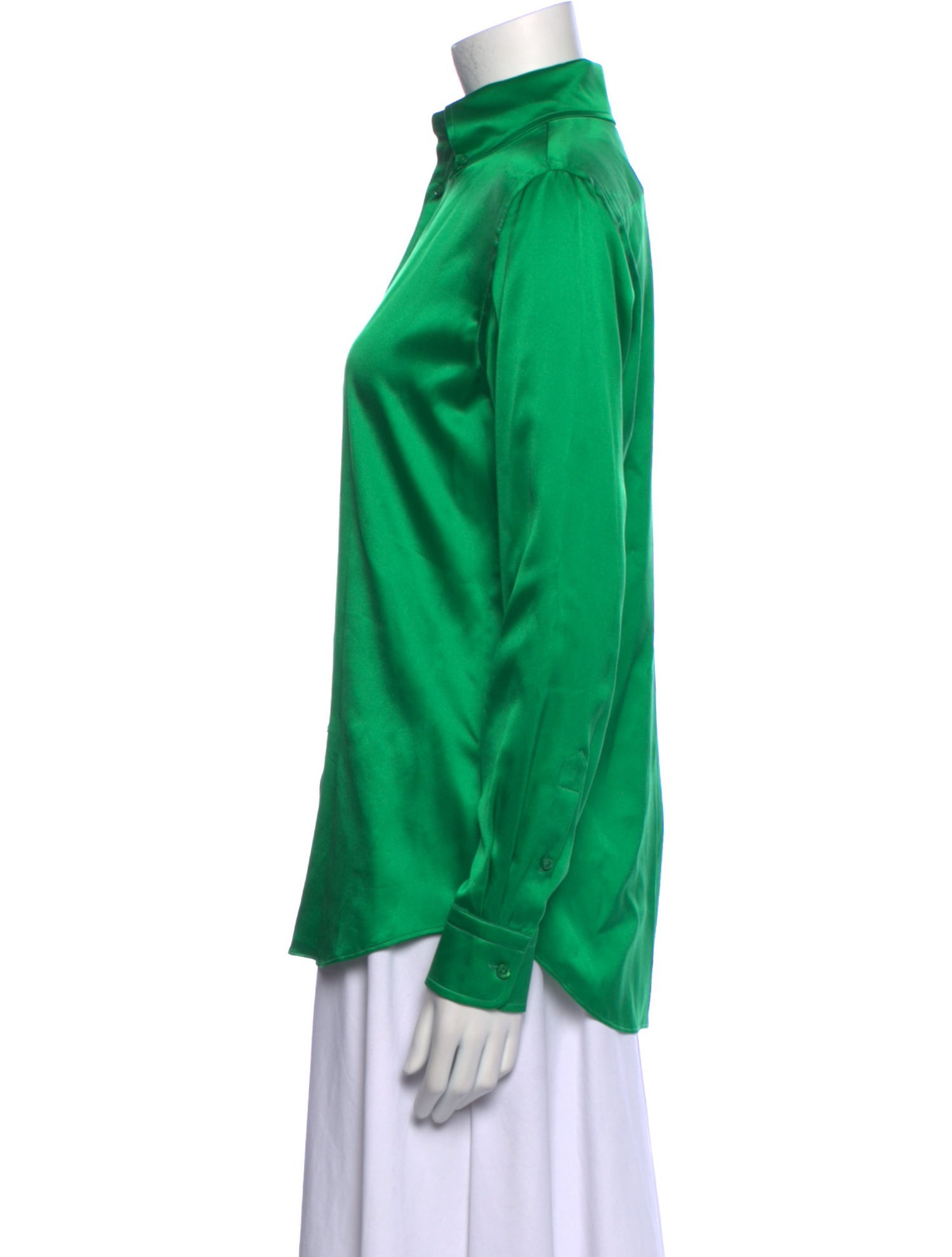 Ralph Lauren Purple Label Long Sleeve Button-Up Top