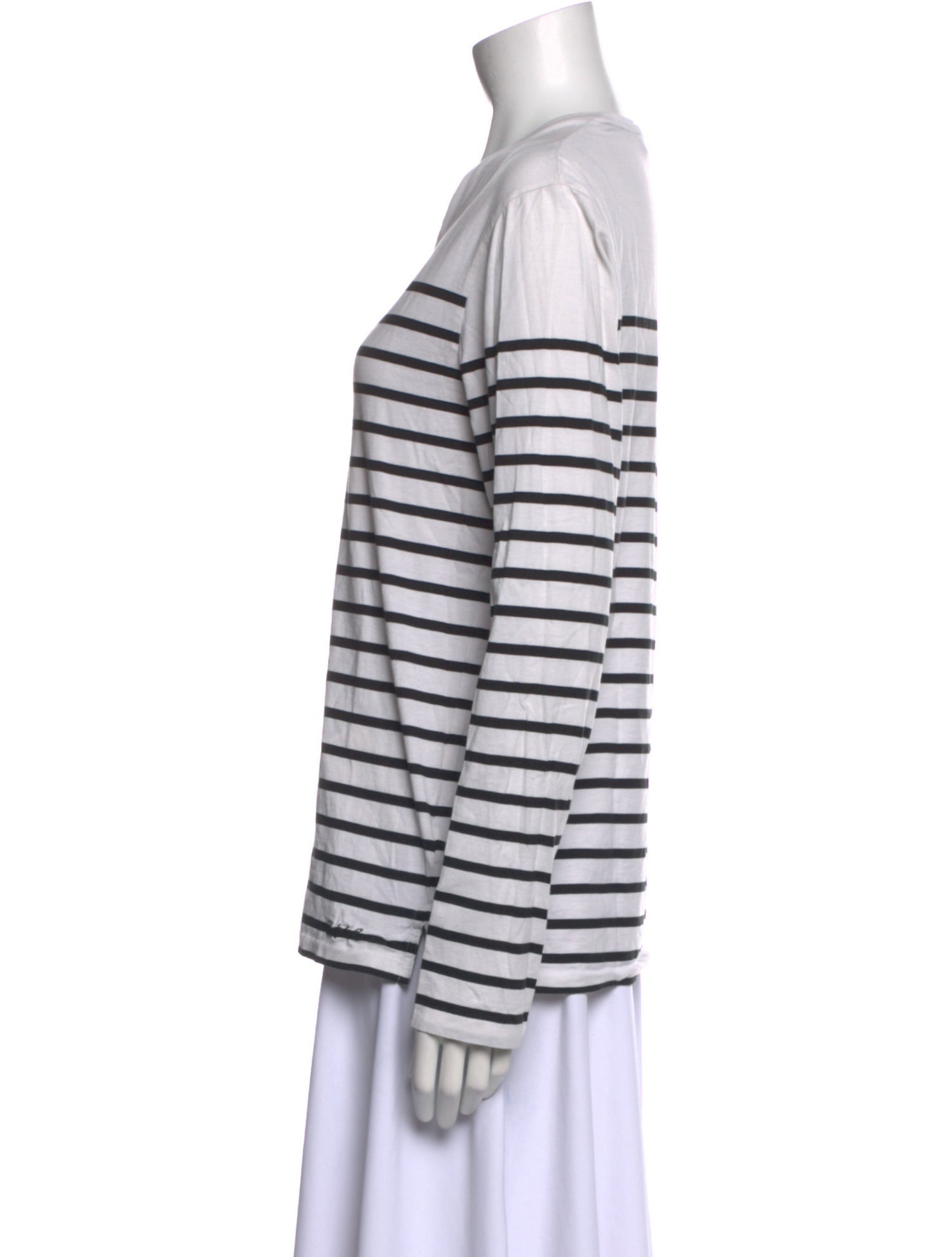 Ralph Lauren Purple Label Striped Crew Neck T-Shirt