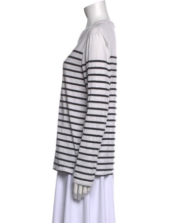 Ralph Lauren Purple Label Striped Crew Neck T-Shirt