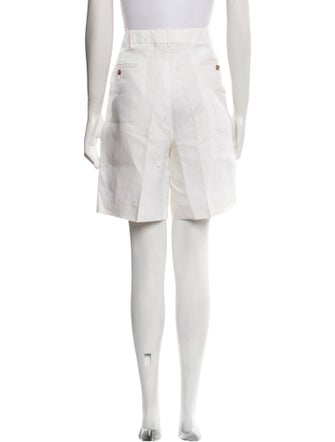 Ralph Lauren Collection Linen Knee-Length Shorts