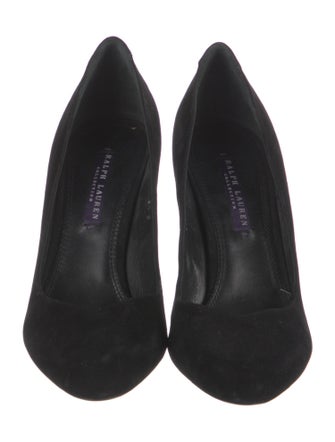 Ralph Lauren Purple Label Suede Pumps