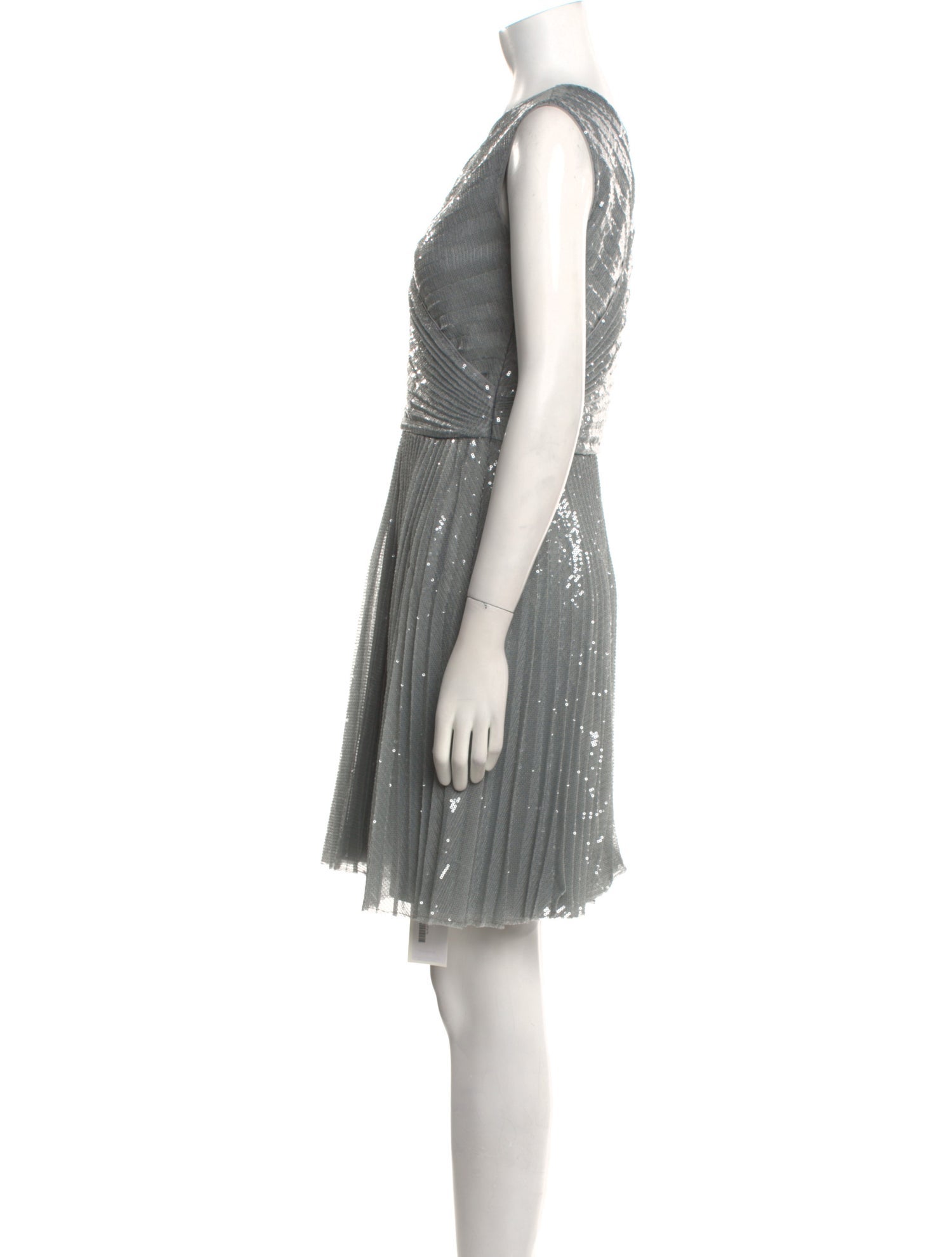 Ralph Lauren Purple Label V-Neck Mini Dress