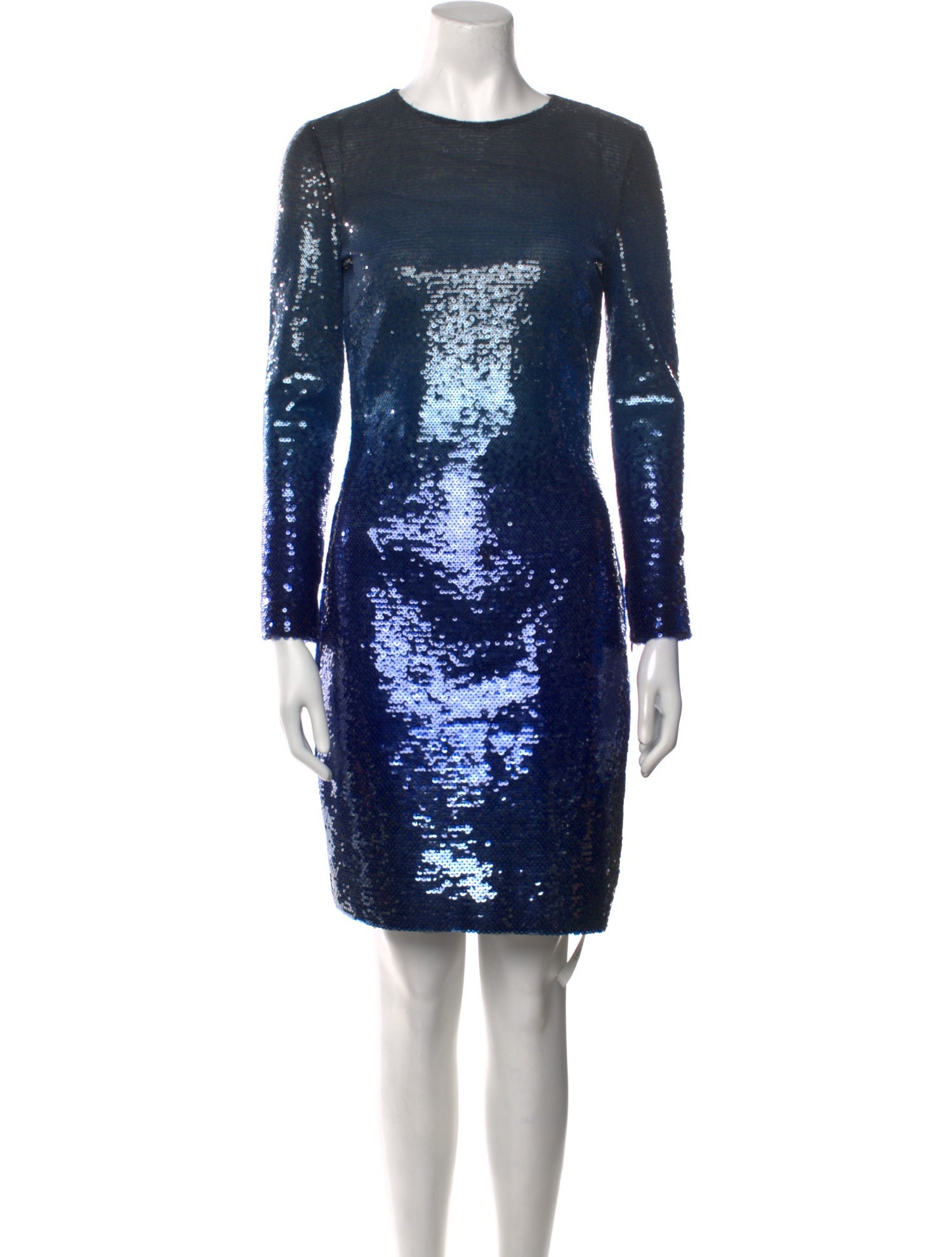 Ralph Lauren Purple Label Crew Neck Mini Dress