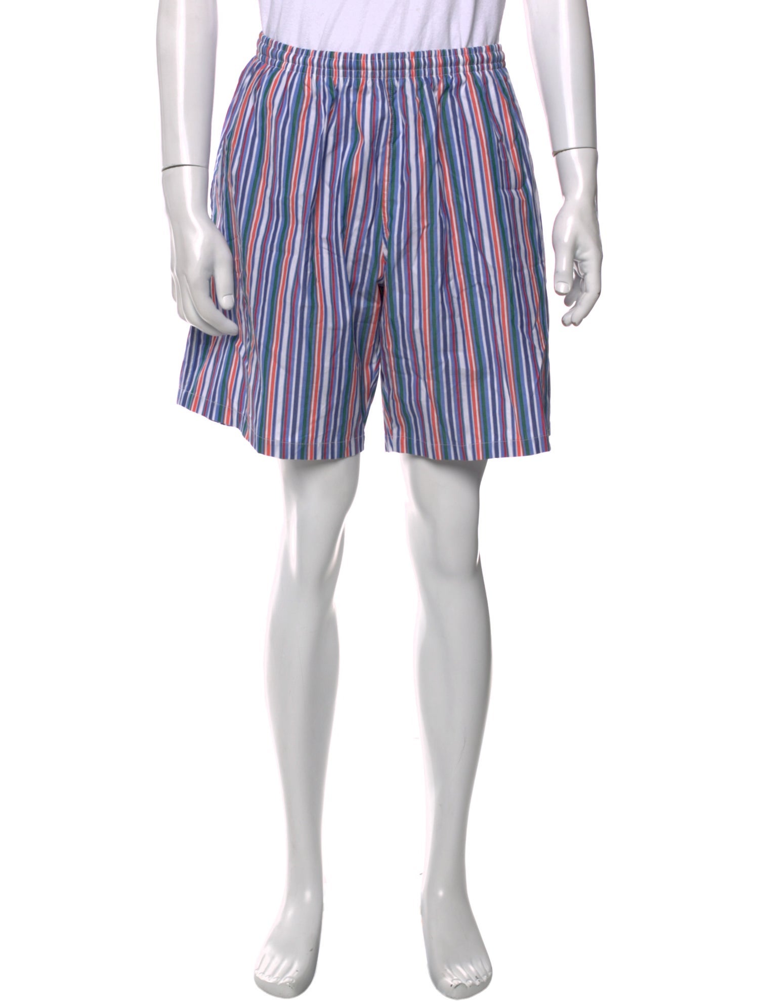 Ralph Lauren Purple Label Striped Flat Front Shorts