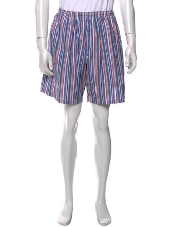 Ralph Lauren Purple Label Striped Flat Front Shorts