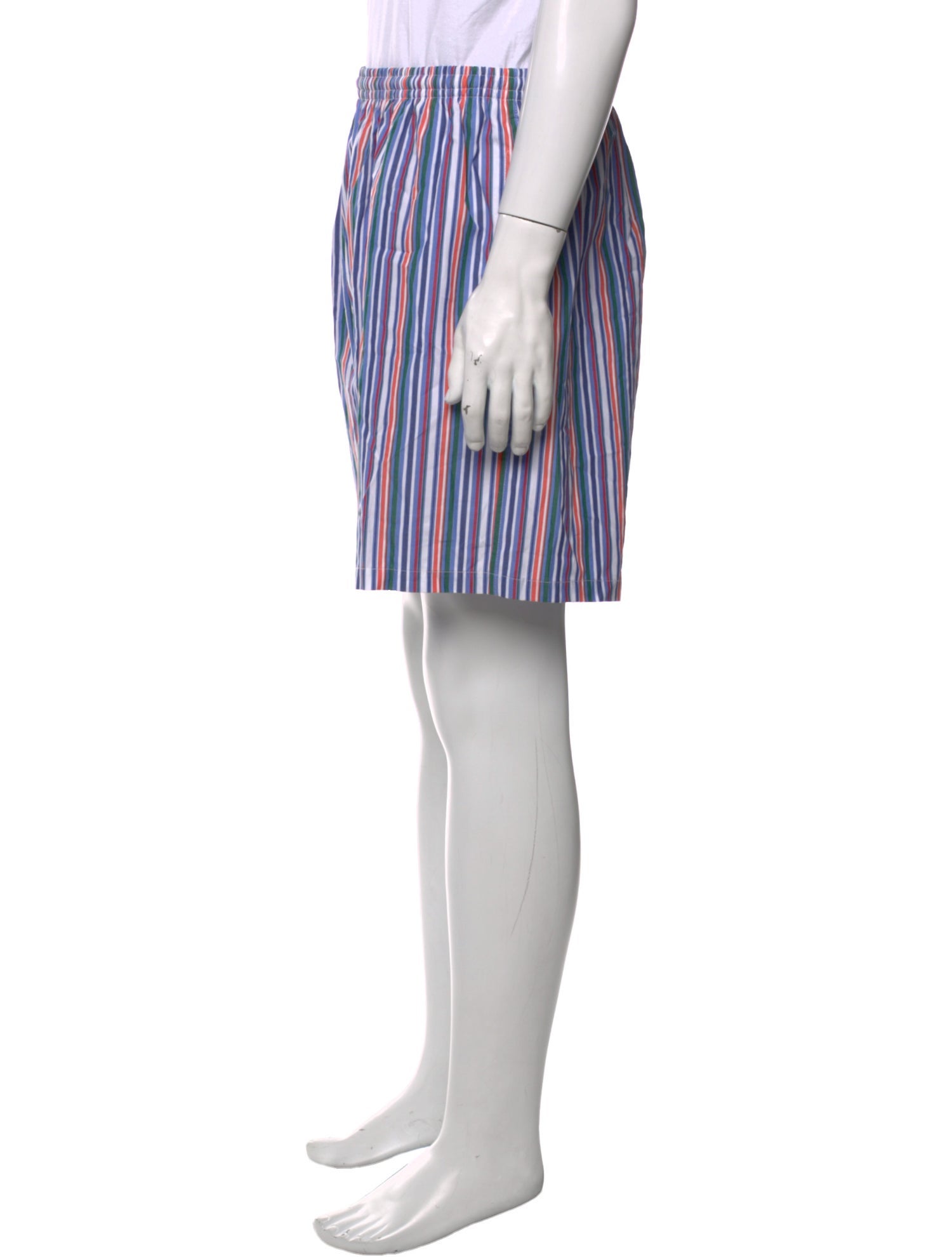 Ralph Lauren Purple Label Striped Flat Front Shorts