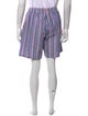 Ralph Lauren Purple Label Striped Flat Front Shorts