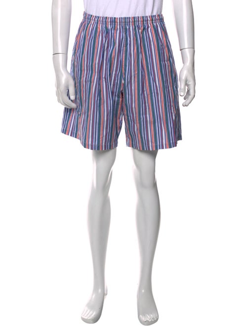 Ralph Lauren Purple Label Striped Flat Front Shorts