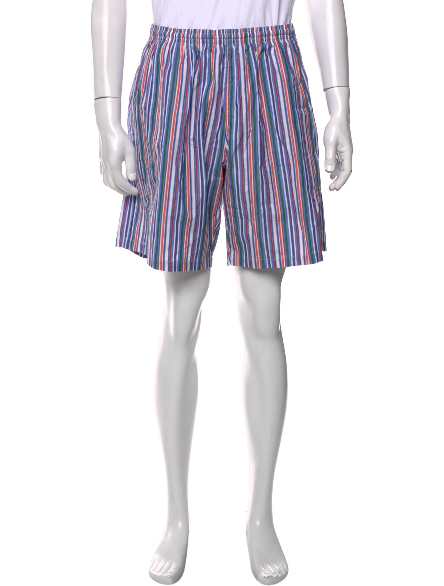 Ralph Lauren Purple Label Striped Flat Front Shorts