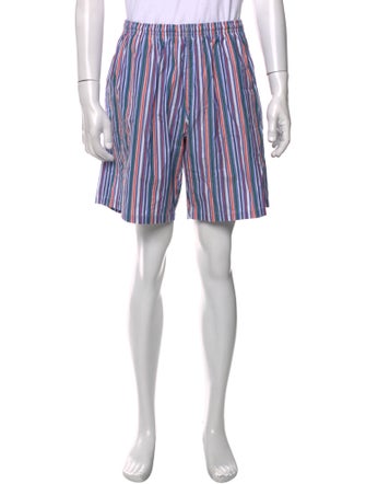 Ralph Lauren Purple Label Striped Flat Front Shorts