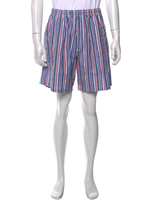 Ralph Lauren Purple Label Striped Flat Front Shorts