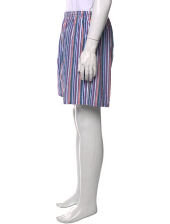 Ralph Lauren Purple Label Striped Flat Front Shorts