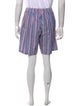 Ralph Lauren Purple Label Striped Flat Front Shorts