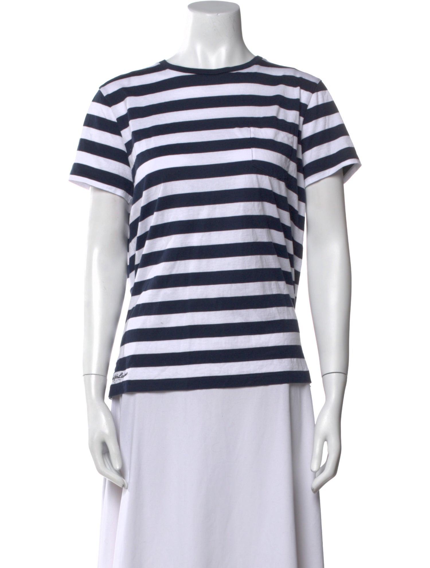 Ralph Lauren Purple Label Striped Crew Neck T-Shirt