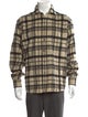Ralph Lauren Purple Label Cashmere Plaid Print Cardigan