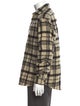 Ralph Lauren Purple Label Cashmere Plaid Print Cardigan
