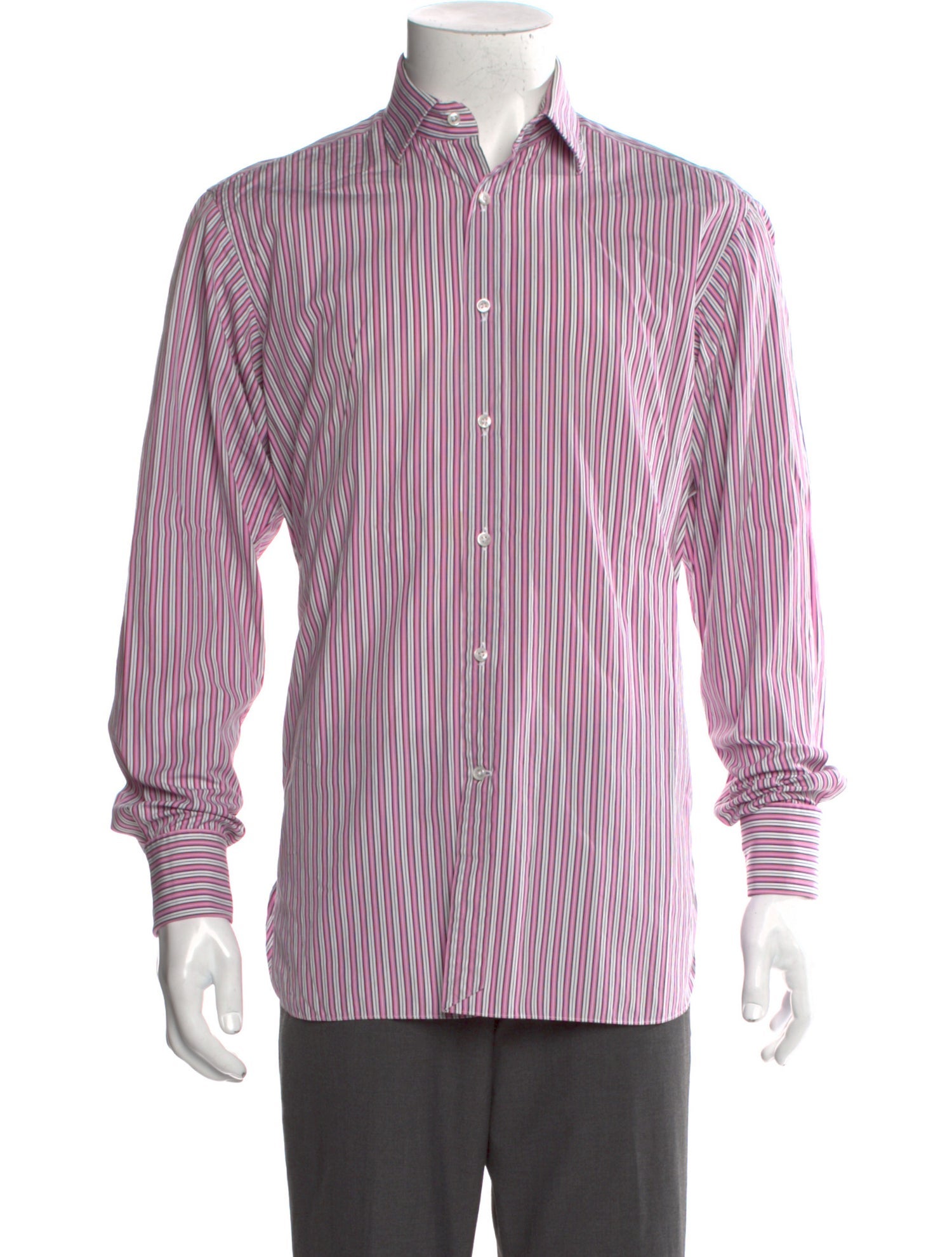 Ralph Lauren Purple Label Striped Long Sleeve Shirt