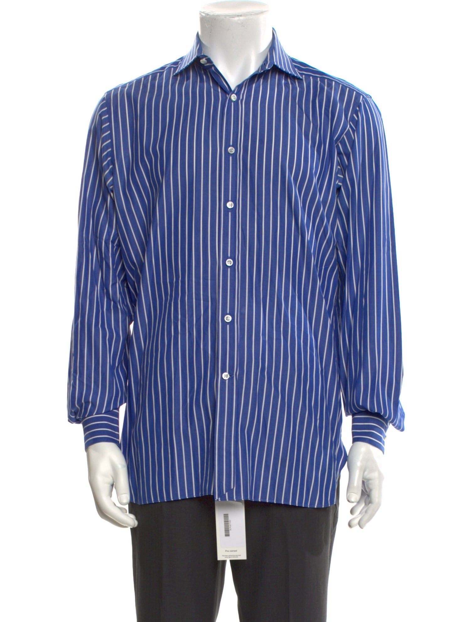 Ralph Lauren Purple Label Striped Long Sleeve Shirt
