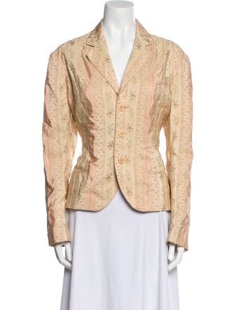 Ralph Lauren Purple Label Silk Floral Print Jacket