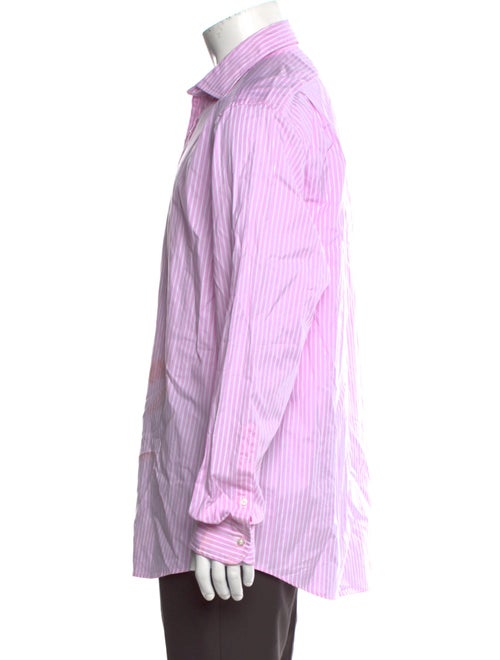 Ralph Lauren Purple Label Striped Long Sleeve Dress Shirt