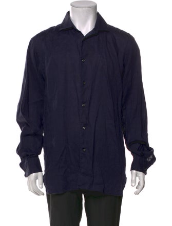 Ralph Lauren Purple Label Linen Long Sleeve Shirt