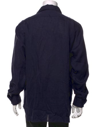 Ralph Lauren Purple Label Linen Long Sleeve Shirt