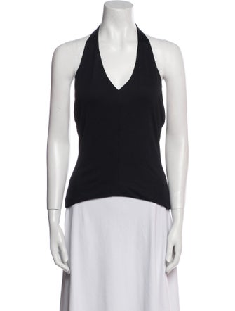 Ralph Lauren Purple Label Halterneck Sleeveless Top